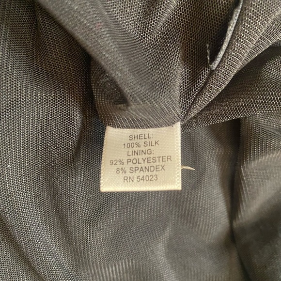 BANANA REPUBLIC STRAPLESS BLACK DRESS SIZE 0 - Picture 3 of 4